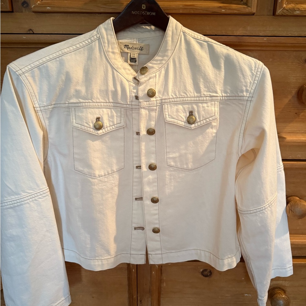 Madewell Off-White Jean Jacket